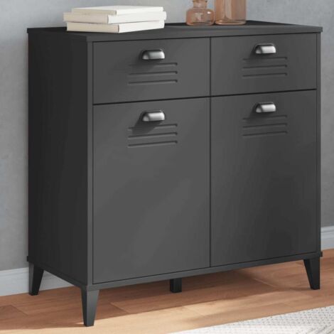 Sideboard VIKEN Anthrazit 80x40x80 cm Holzwerkstoff vidaXL