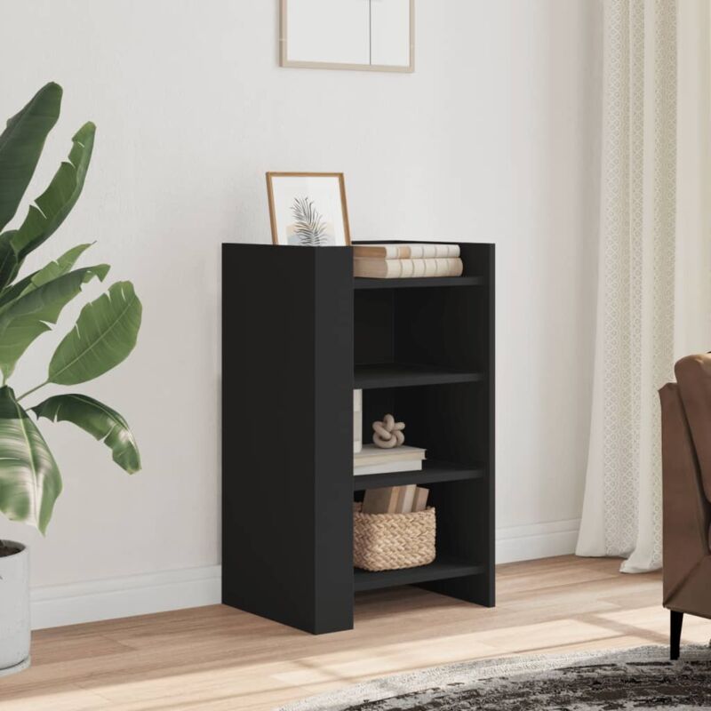 Sideboard Schwarz 45x35x75 Cm Holzwerkstoff Vidaxl