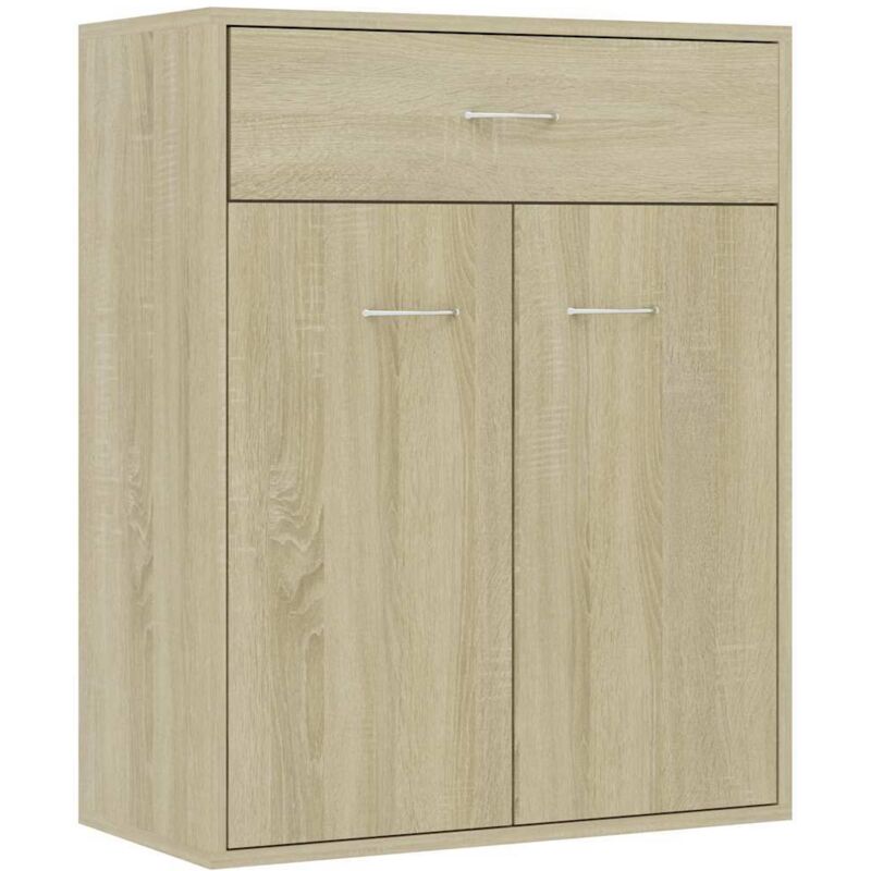 Sideboard Sonoma-eiche 60x30x75 Cm Holzwerkstoff Vidaxl