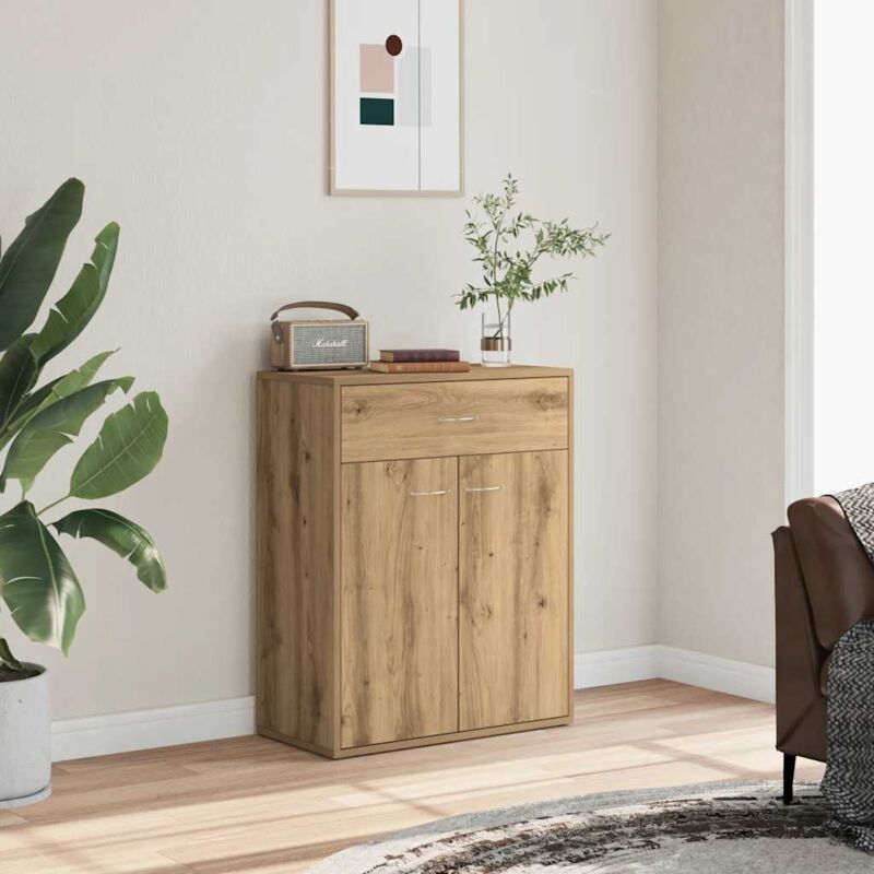 Sideboard Artisan-eiche 60x30x75 Cm Holzwerkstoff Vidaxl