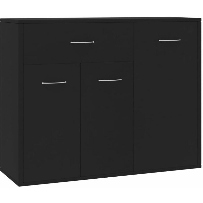 Sideboard Schwarz 88x30x70 cm Holzwerkstoff Vidaxl