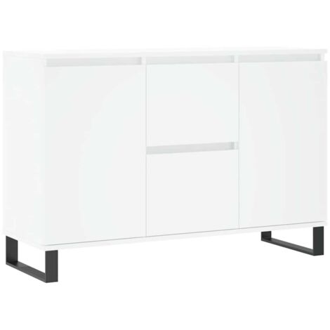 Sideboard White 101.5x35x70 cm Engineered Wood vidaXL