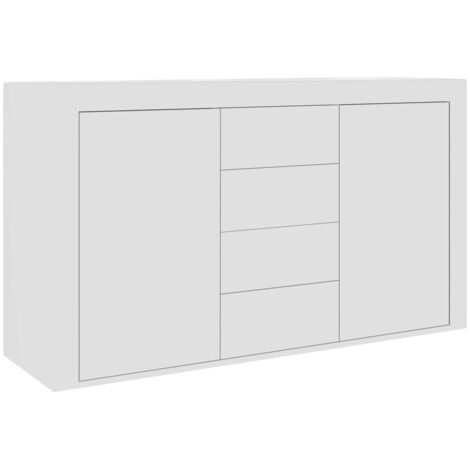Sideboard White 120x36x69 cm Chipboard
