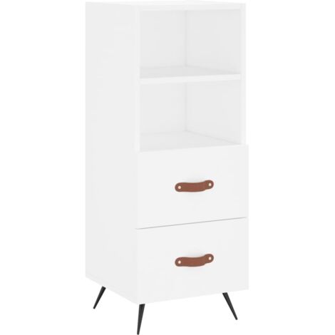 Sideboard White 34.5x34x90 cm Engineered Wood vidaXL