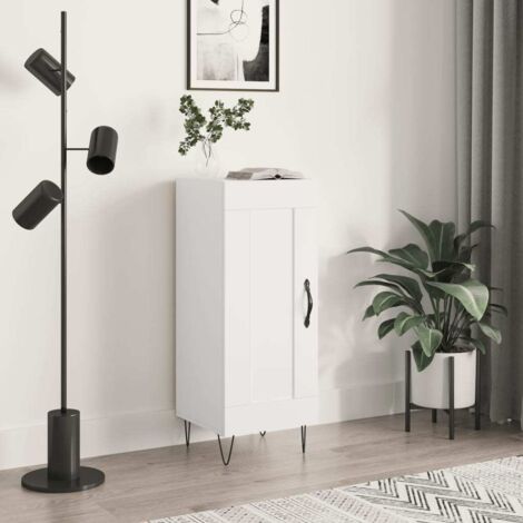 Sideboard White 34.5x34x90 cm Engineered Wood vidaXL