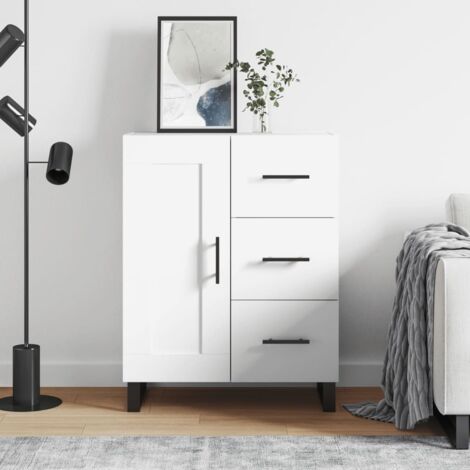 Sideboard White 69.5x34x90 cm Engineered Wood vidaXL
