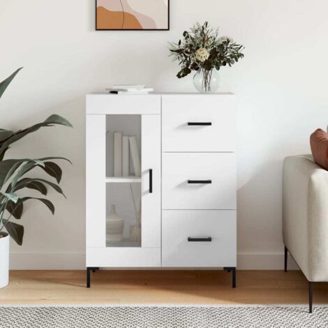 Sideboard White 69.5x34x90 cm Engineered Wood vidaXL
