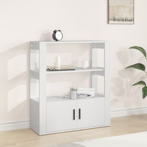 Sideboard White 80x30x90 cm Engineered Wood vidaXL