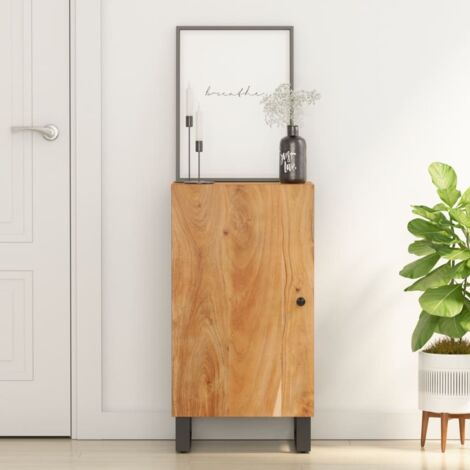 Sideboard with Door 40x31x75 cm Solid Wood Acacia vidaXL