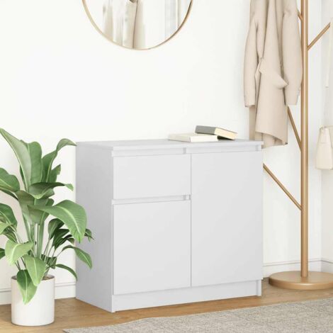 Sideboard with Drawer White 71x35x65 cm Engineered Wood vidaXL