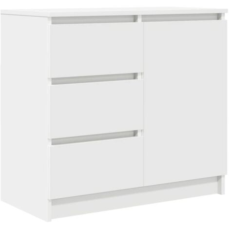 Sideboard with Drawer White 71x35x65 cm Engineered Wood vidaXL