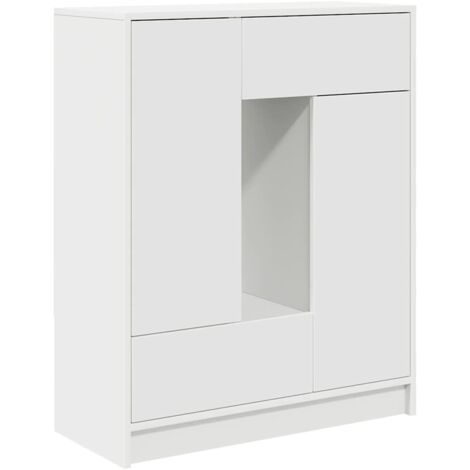 Sideboard with Drawers and Doors White 73x31x90 cm vidaXL