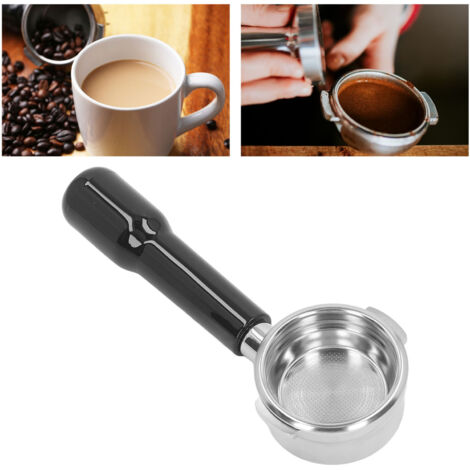 [Siebträger] Für Breville Series 9 Maschinen, 58 mm, 2 Befestigungsösen, abnehmbar, Edelstahl, schwarz