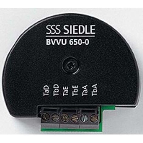 SIEDLE 032250 BVVU 650-0 BUS-VIDEO-VERTEILER UNSYMMETRISCH SCHWARZ SIEDLE&S EST 200032250-00