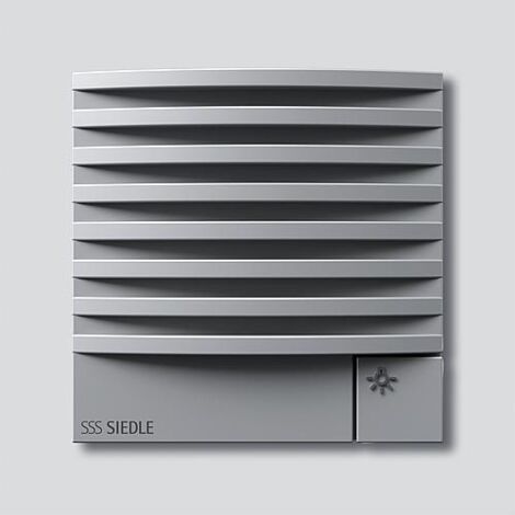 SIEDLE 1UND PORTE SYSTÈME DE HAUT-PARLEURS, 4831380 TLM 612 SM, ARGENTÉ MÉTALLIQUE