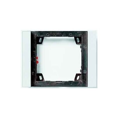 SIEDLE CADRE DE MONTAGE 1 MODULE MR 6111/10 SM, ARGENT MÉTALLISÉ, 2543291 200016925-00
