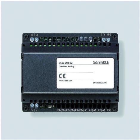 Siedle DCA 650-02 Zugangskontrollsystem Schwarz