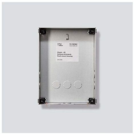 SIEDLE GU CL 01-0 UNTERPUTZGEH USE CLASSIC, STAHLBLECH VERZINKT (210007731-00)