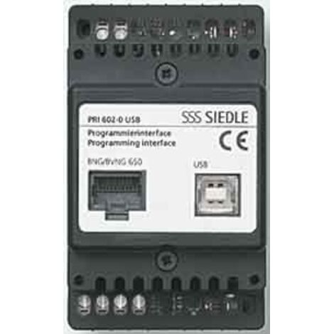SIEDLE PROGRAMMAZIONE COLLEGAMENTO INTERFACCIA PC PRI 602-01 USB, 4851543 SIEDLE&S HNE 200036940-00