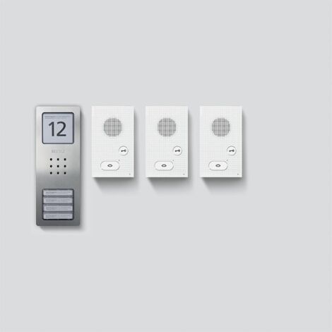 Siedle Sprechanlagen-Set SET CAB 850-3 E/W DFH Edelst. Basic Bus 210008744-00