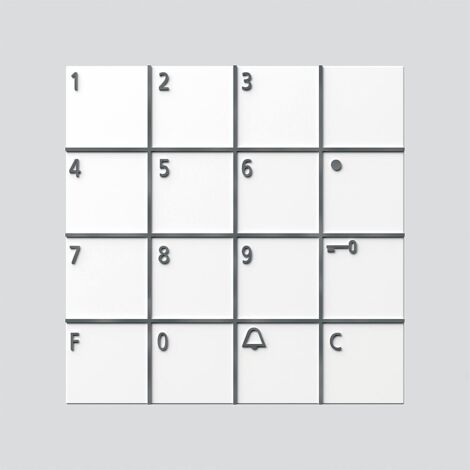 Siedle&Söhne Codeschloss-Modul weiss COM 611-02 W