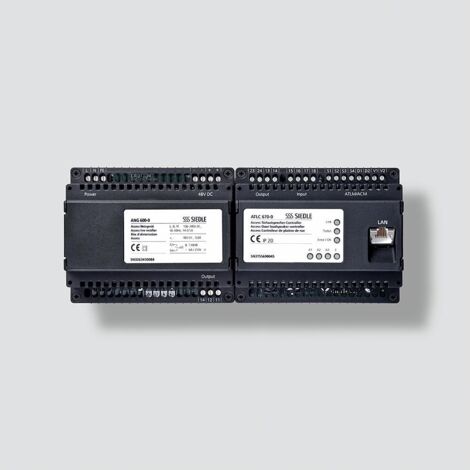 Siedlesohne Türlautsprecher-Controller Schwarz 48 V