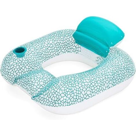 Siège aquatique avec dossier, bouée gonflable, planche flottante, équipement de piscine