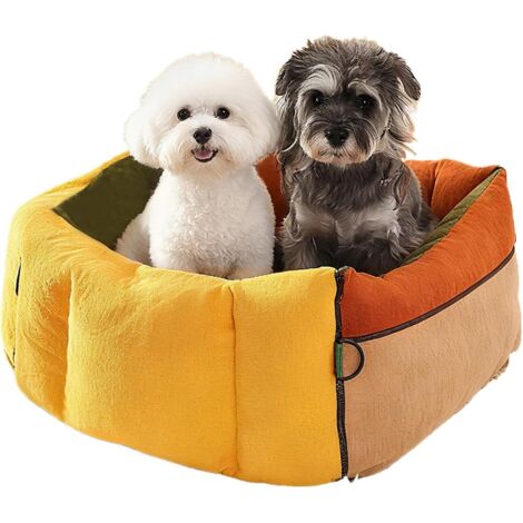 Siège Auto Chiot - 2 - en - 1 Transporteur Souple pour Animaux avec Poches