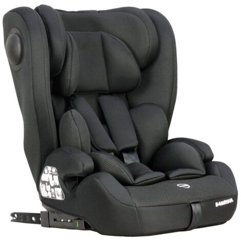 Siege auto évolutif - BAMBISOL - AY575N - Groupe 1/2/3 - I-Size - Isofix - Réducteur - Noir