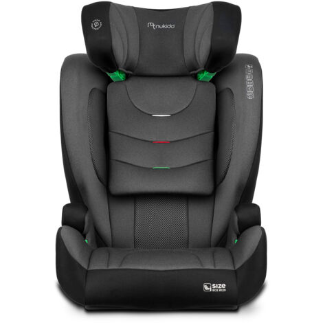 Siège auto Nukido Louis Soft noir et gris 15-36 kg ISOFIX