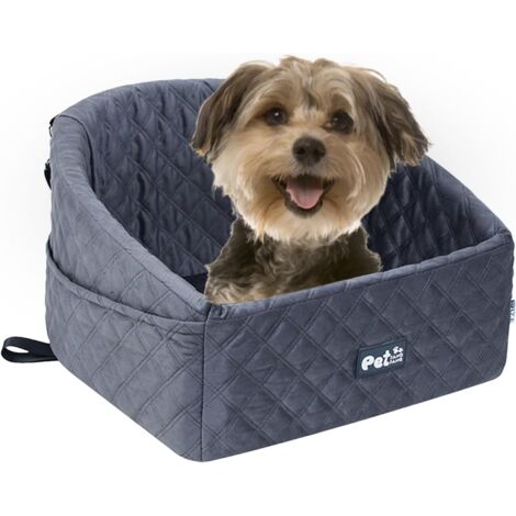 Siège Auto pour Chien Lit Portable pour Animal avec Poche