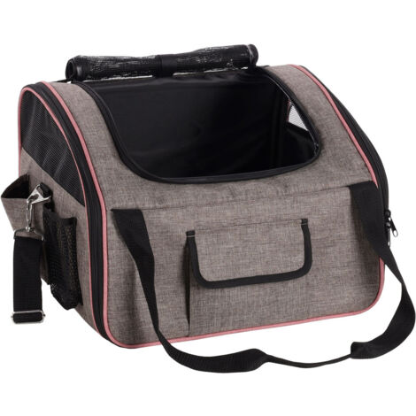 Siège auto Xénophon pour chien max 10 kg - Flamingo