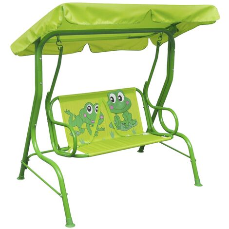 Siège balançoire pour enfants vert