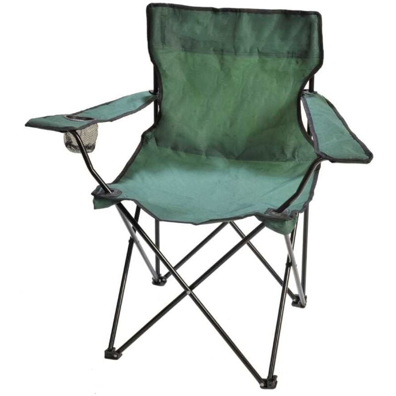 Fauteuil de camping pliant vert - vert