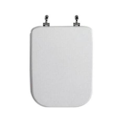 KIAMAMI VALENTINA Siège Couvre Wc Pour Céramique Conca Ideal Standard Blanc Européen (Tendant Vers Le Gris)