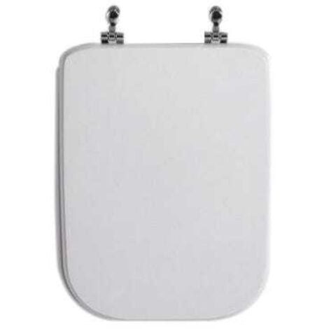 KIAMAMI VALENTINA Siège Couvre Wc Pour Céramique Conca Ideal Standard Gris