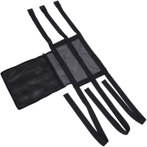 Siège d'Arbre Universel avec Poche de Rangement Réglable Kit de Remplacement pour Échelle d'Arbre Noir