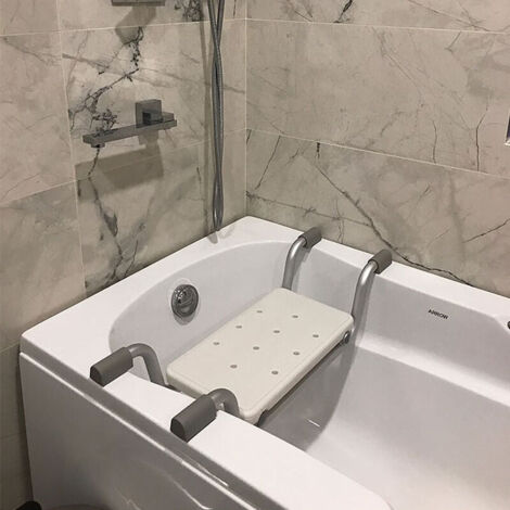Siège de Baignoire Charge Maximale 136 kg Blanc Dimensions 73-832218cm