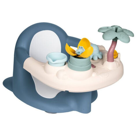Siège de bain Smoby Little 2-en-1 avec plateau d'activités ajustable - Dès 6 mois