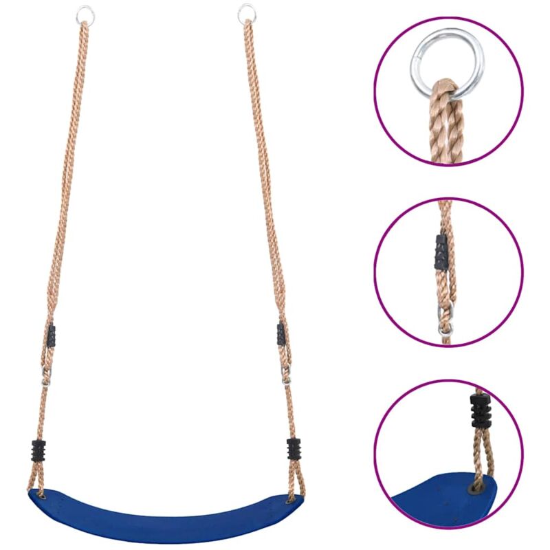 Vidaxl - Siège de balançoire pour enfants Bleu