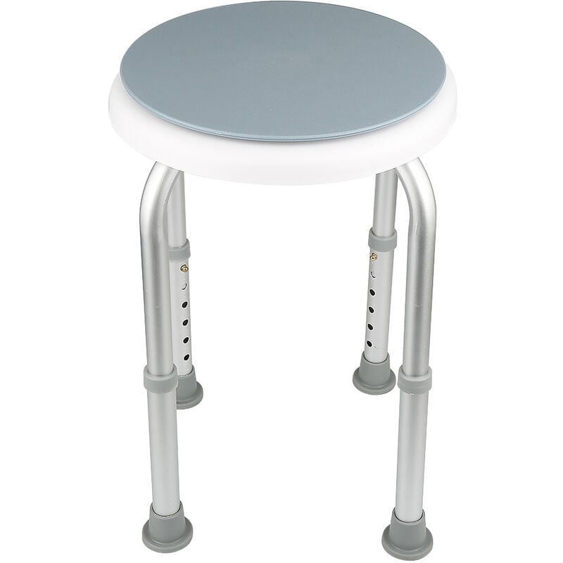 Siège de Douche 360 rotation tabouret de Douche Chaise de Douche à Hauteur réglable rond banc de Bain