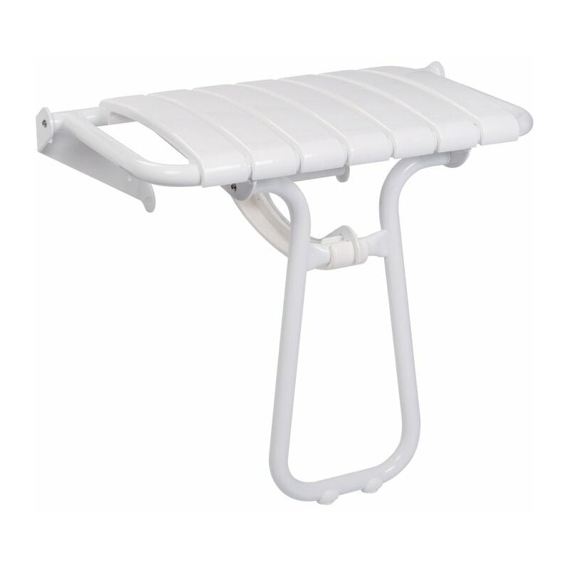 Siège de douche escamotable blanc - 360 x 580 x 500 mm Pellet asc