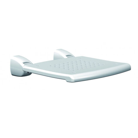 Siège de Douche Mural Pliable "Senior" Blanc - P.51 X L.42 Cm