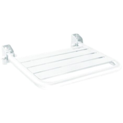 Siège de douche mural rabattable - NOFER Finition : Blanc