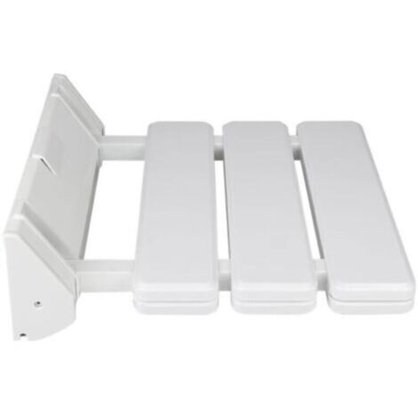 Siège de Douche Mural Repliable/Rabattable Salle de Bain,Planche pour Baignoire orthopédique Siège de Bain antidérapant Poids,Tabouret de Douche Ergonomique Pieds(33 32 5 cm (Blanc))