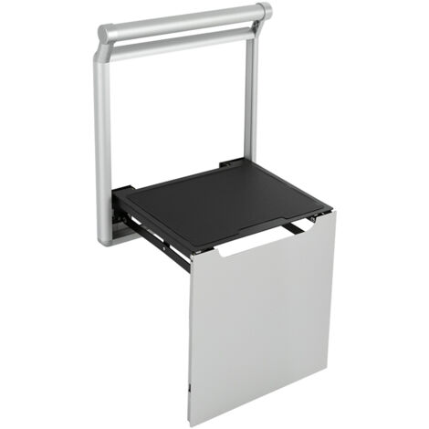 Siège de douche pliant 150 kg Siège de douche pliant mural Chaise de bain pour douche Tabouret de douche Chaise de douche pour personnes âgées Enfants argent