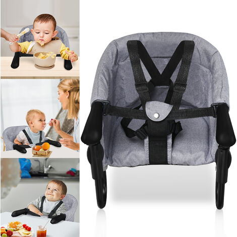 Siège d'appoint Cht-travel avec plateau pour bébé, table à manger portable  pour bébé