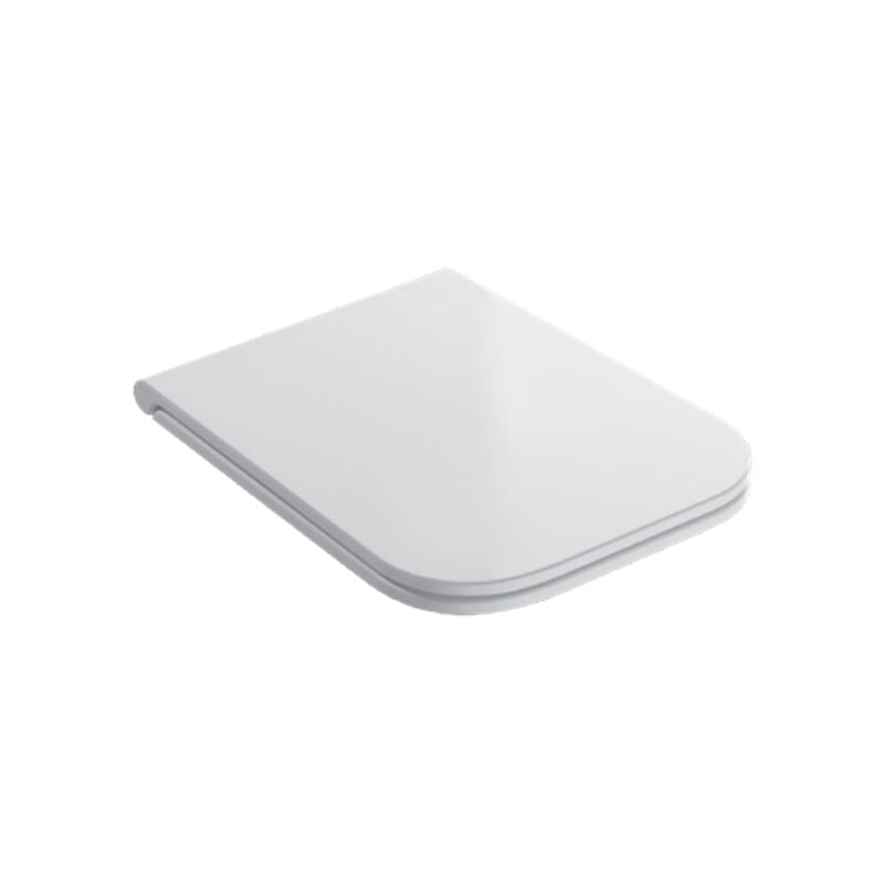 Ceramica Globo - Globo Stone ST022BI fermeture souple et traitement antibactérien Blanc - Duroplast