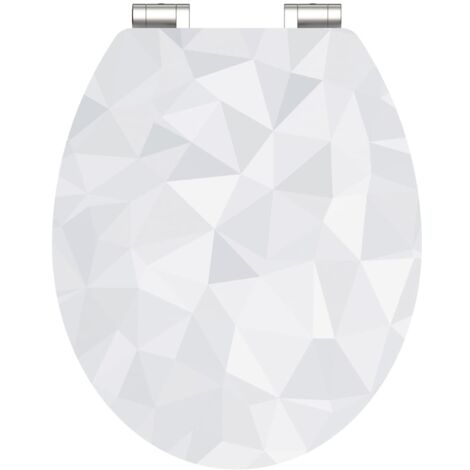 Siège de toilette avec fermeture en douceur DIAMOND MDF SCHÜTTE - Multicolore