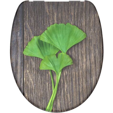 Siège de toilette avec fermeture en douceur GINKGO & WOOD SCHÜTTE